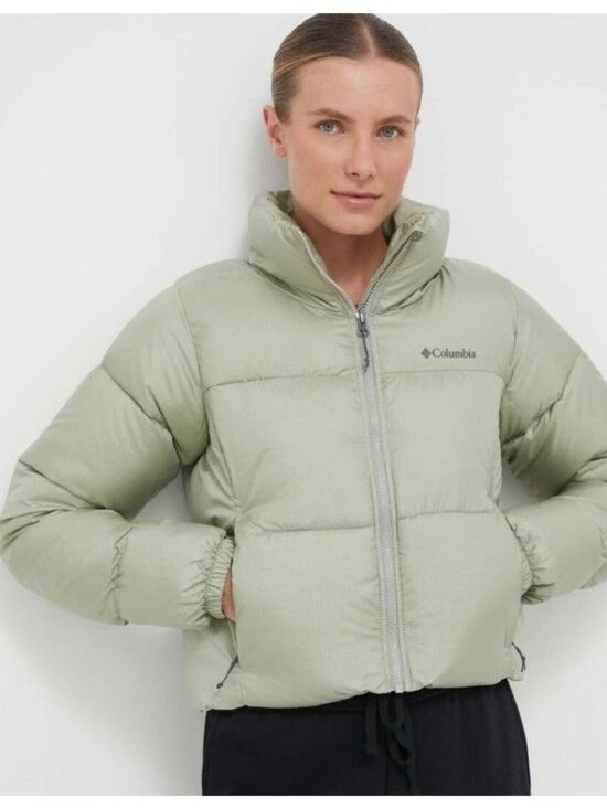 Columbia Jackets & Blazers - Columbia Sage Green Cropped Puffer Jacket Womens S Small Cute